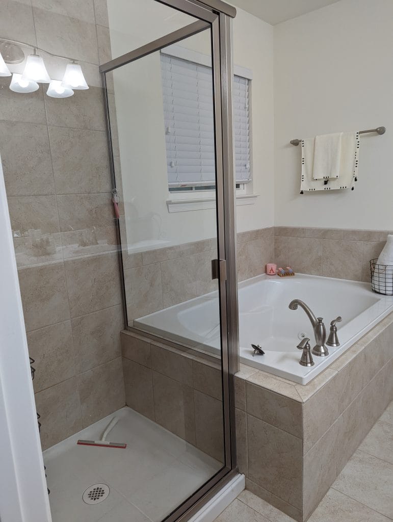 Primary bath before